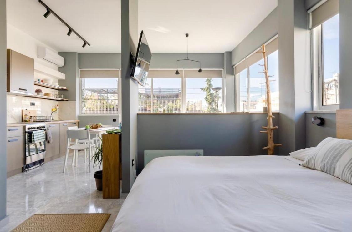 Loft With Private Parking Appartement Athene Buitenkant foto